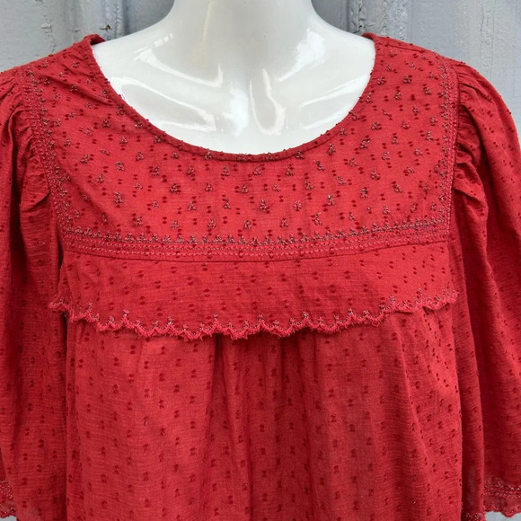 Velvet Raina Cotton Blouse, Size XS - Picture 4 of 10